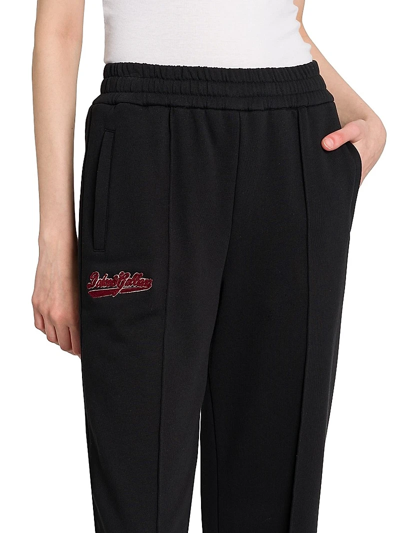 Collegiate Logo-Embroidered Cotton Sweatpants