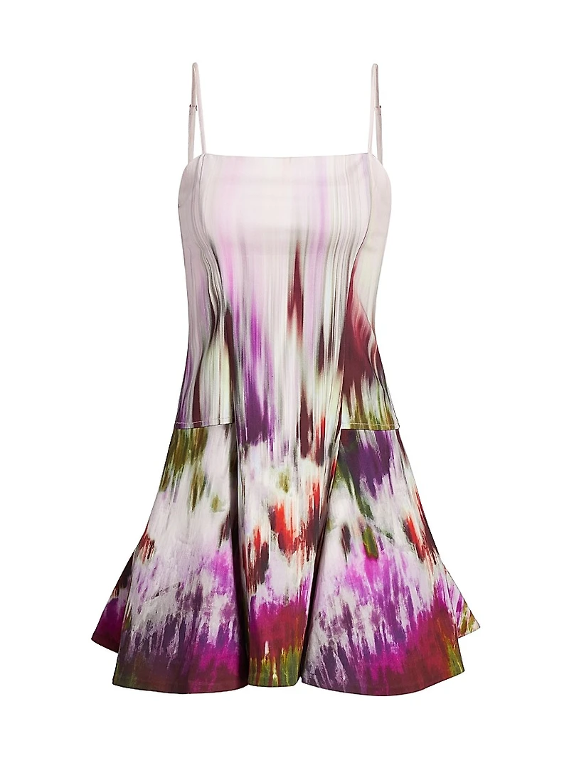 Judie Printed A-Line Minidress