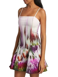 Judie Printed A-Line Minidress