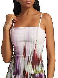 Judie Printed A-Line Minidress