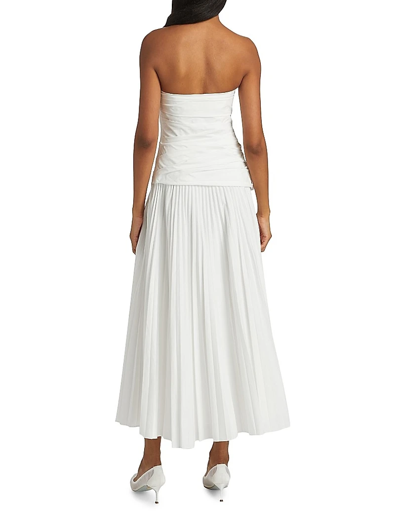 Arie Strapless Bustier Midi-Dress