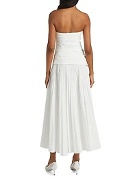 Arie Strapless Bustier Midi-Dress