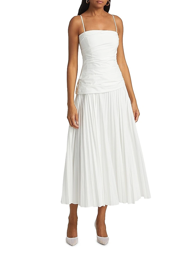 Arie Strapless Bustier Midi-Dress