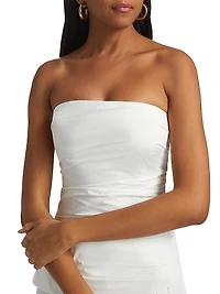 Arie Strapless Bustier Midi-Dress