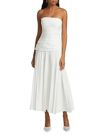 Arie Strapless Bustier Midi-Dress