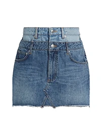 Salix Double Waistband Miniskirt