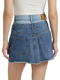 Salix Double Waistband Miniskirt
