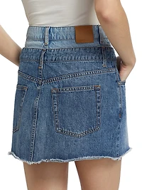 Salix Double Waistband Miniskirt