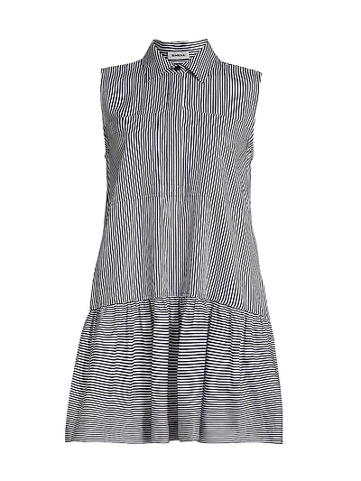Candace Sleeveless Mini Shirtdress