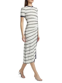 Shanna Striped Midi-Dress