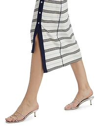 Shanna Striped Midi-Dress