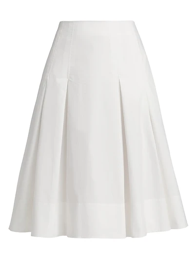 Samantha Pleated Knee-Length Skirt