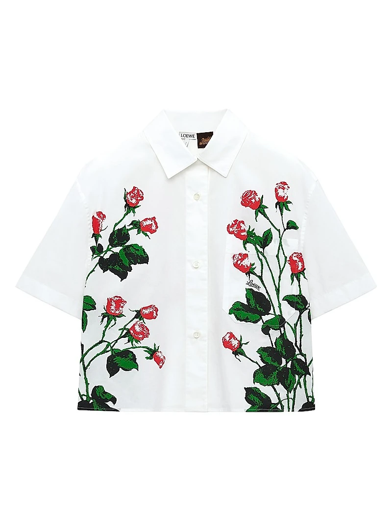 LOEWE x Paula's Ibiza Rose Short-Sleeve Shirt