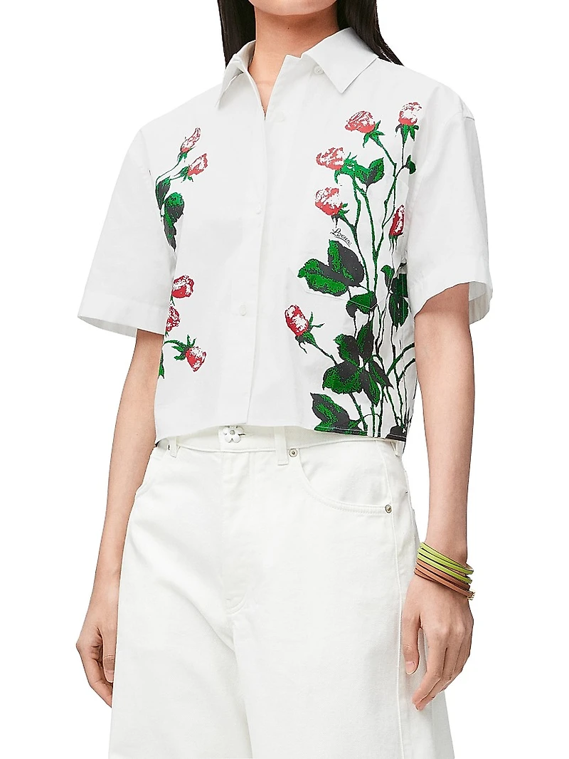 LOEWE x Paula's Ibiza Rose Short-Sleeve Shirt