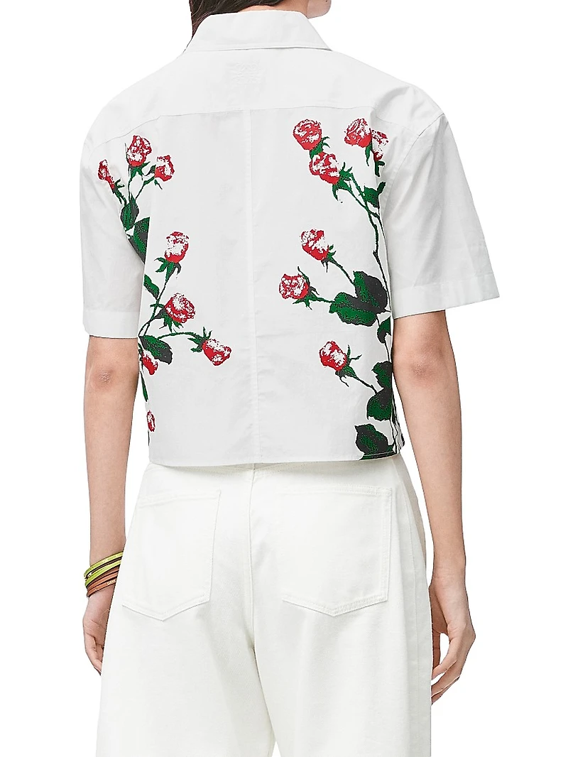 LOEWE x Paula's Ibiza Rose Short-Sleeve Shirt