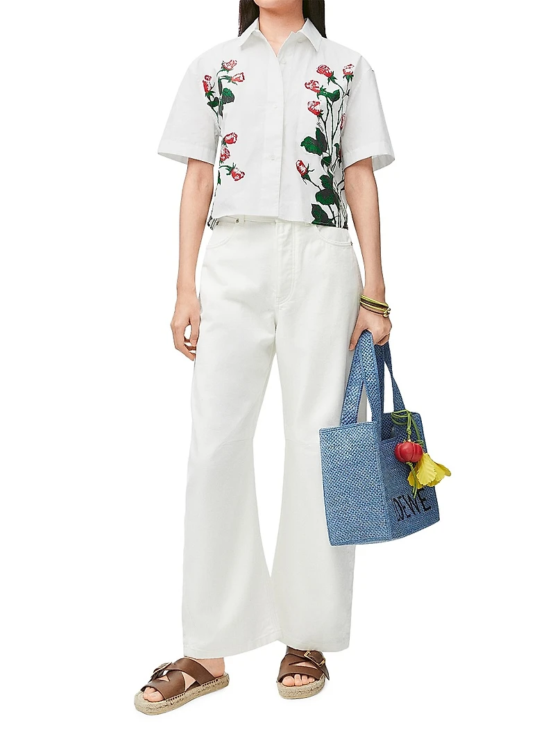 LOEWE x Paula's Ibiza Rose Short-Sleeve Shirt