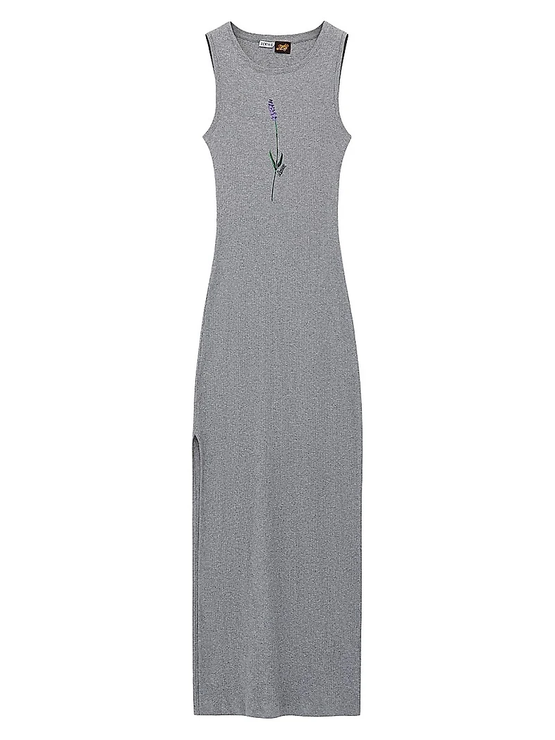 LOEWE x Paula's Ibiza Lilac Tank Maxi Dress