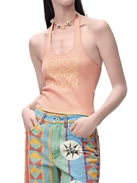 LOEWE x Paula's Ibiza Logo Halterneck Tank