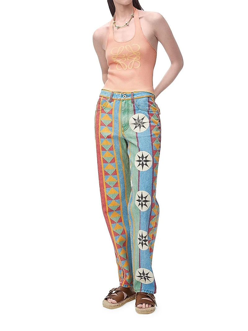 LOEWE x Paula's Ibiza Logo Halterneck Tank