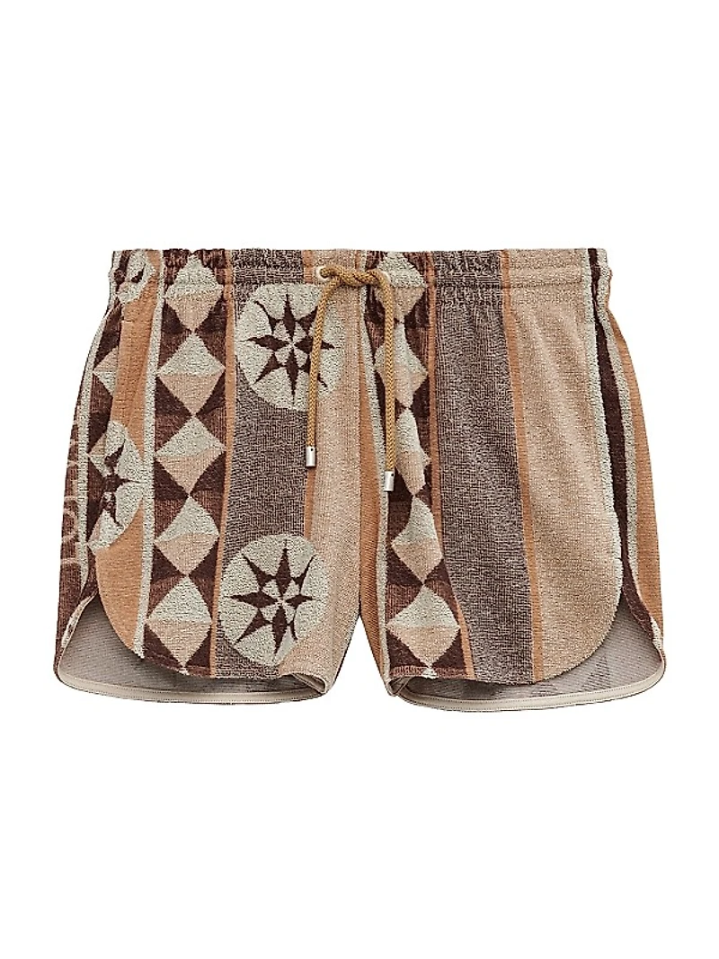 LOEWE x Paula's Ibiza Printed Drawstring Shorts