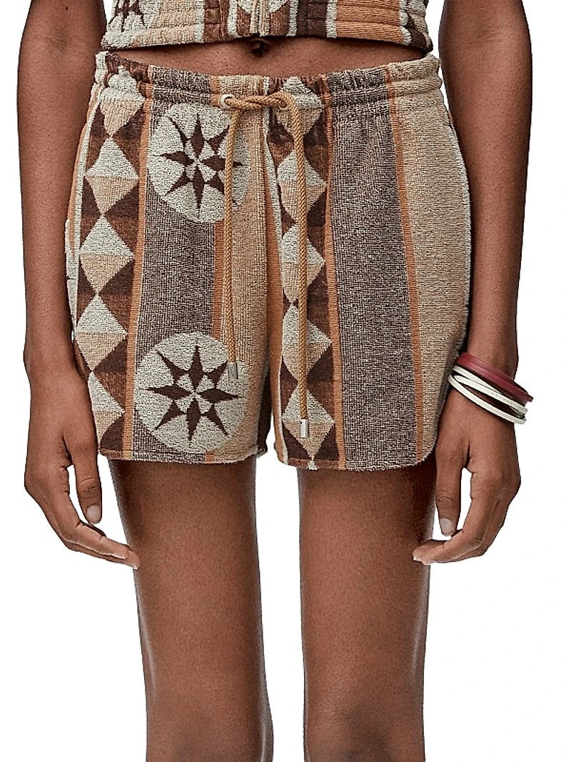 LOEWE x Paula's Ibiza Printed Drawstring Shorts