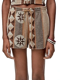 LOEWE x Paula's Ibiza Printed Drawstring Shorts