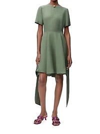 LOEWE x Paula's Ibiza Pebble Pleated Dress