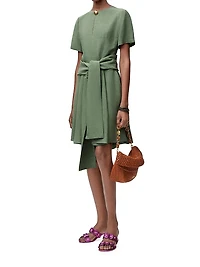 LOEWE x Paula's Ibiza Pebble Pleated Dress