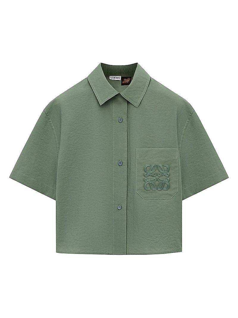 LOEWE x Paula's Ibiza Logo Short-Sleeve Shirt