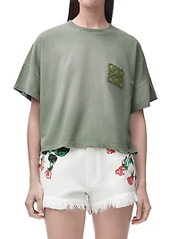 LOEWE x Paula's Ibiza Logo Cotton-Blend T-Shirt