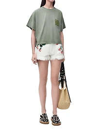 LOEWE x Paula's Ibiza Logo Cotton-Blend T-Shirt