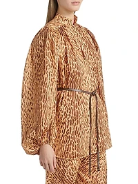 Cascadian Printed Long-Sleeve Top