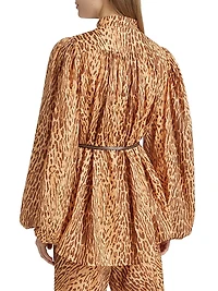 Cascadian Printed Long-Sleeve Top