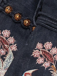 Rhiannon Printed Linen Tuck Shorts