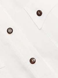 Coco Cuffed Linen Romper