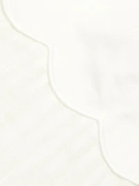 Rhiannon Scallop Linen Voile Midi-Dress