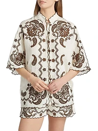 Ascension Embroidered Linen Shirt