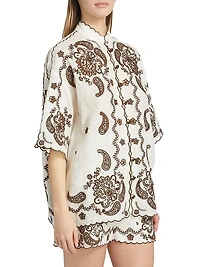 Ascension Embroidered Linen Shirt