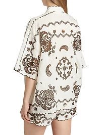 Ascension Embroidered Linen Shirt