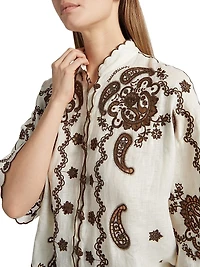 Ascension Embroidered Linen Shirt