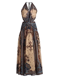 Ascension Cotton Halter Maxi Dress