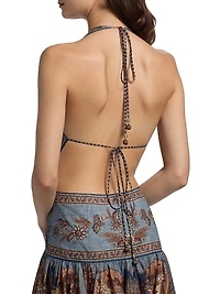 Ascension Cotton Halter Maxi Dress