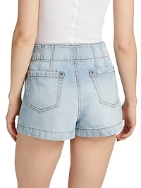 Lucky Washed Denim Shorts