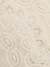 Rhiannon Embroidered Cotton Midi-Dress