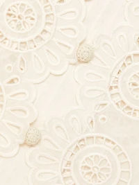 Lucky Embroidered Cotton Blouse