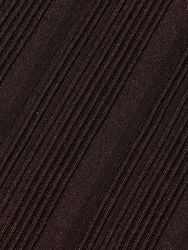 Lucky Ribbed Metallic Racer Tank