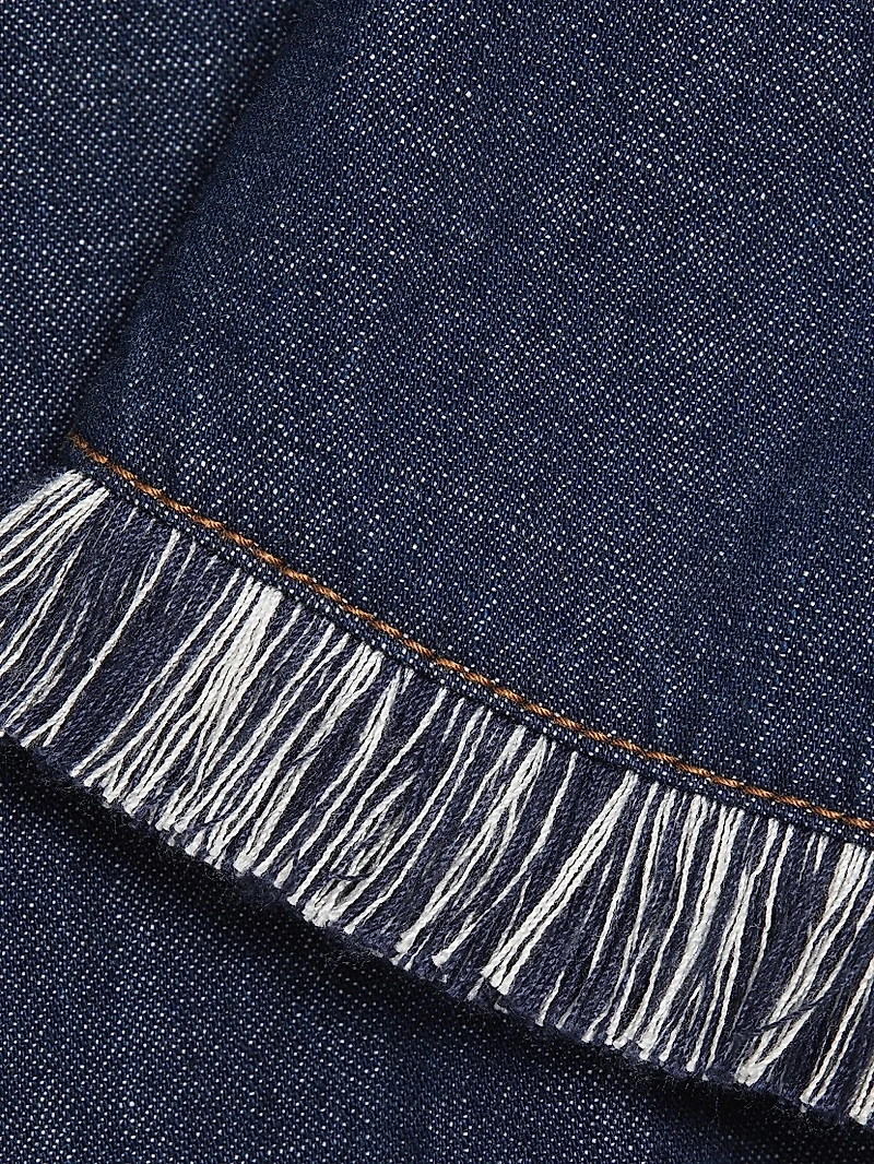 Rhiannon Fringed Denim Shorts