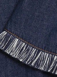 Rhiannon Fringed Denim Shorts