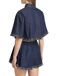 Rhiannon Fringe Denim Shirt