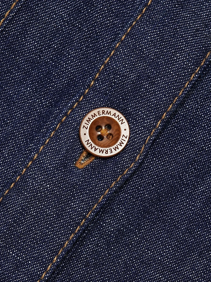 Rhiannon Fringe Denim Shirt